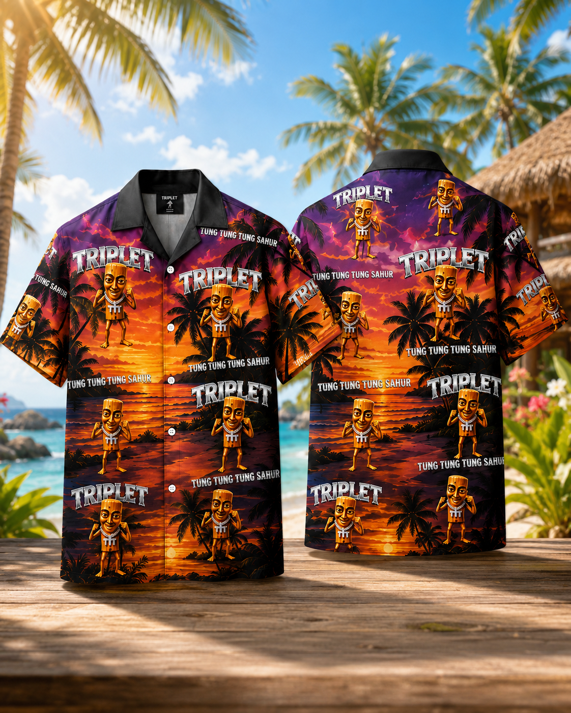 Tung tung tung sahur | Hawaiian Shirt