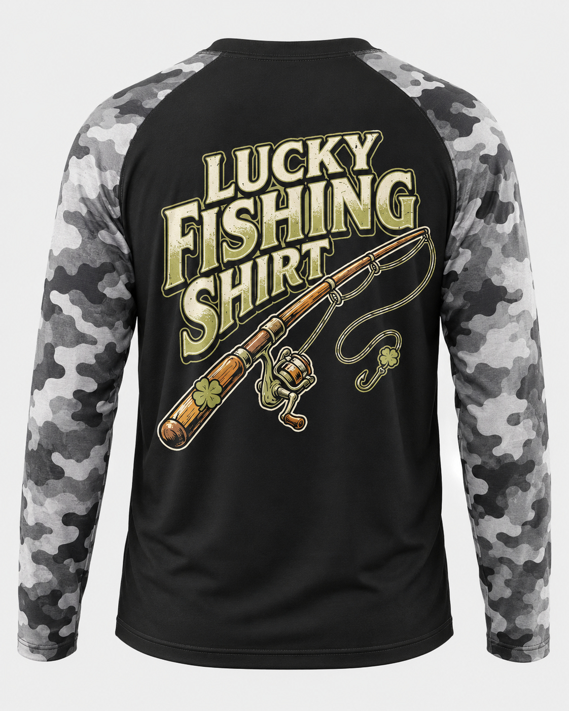 Lucky Fishing Angler Shamrock