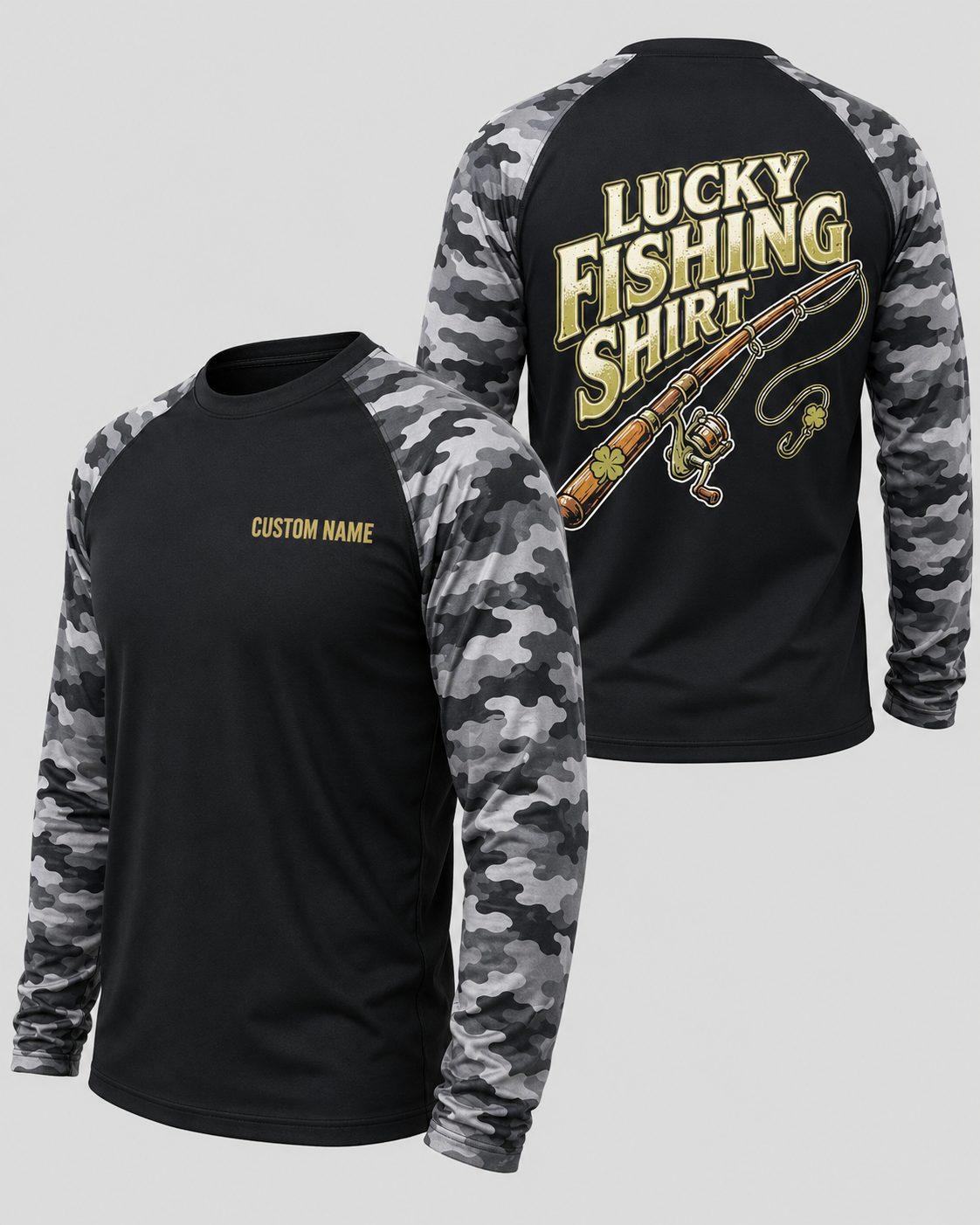 Lucky Fishing Angler Shamrock