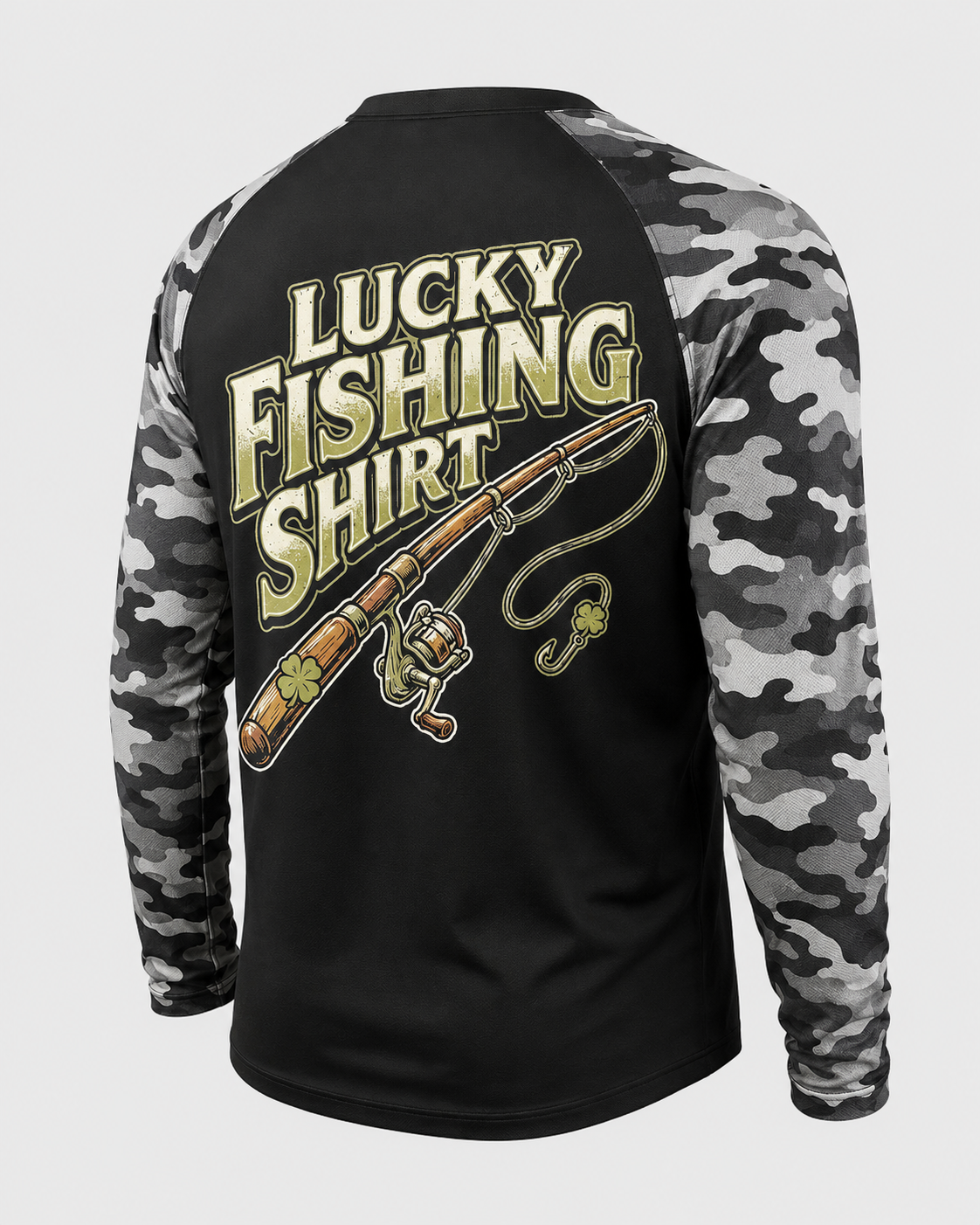 Lucky Fishing Angler Shamrock