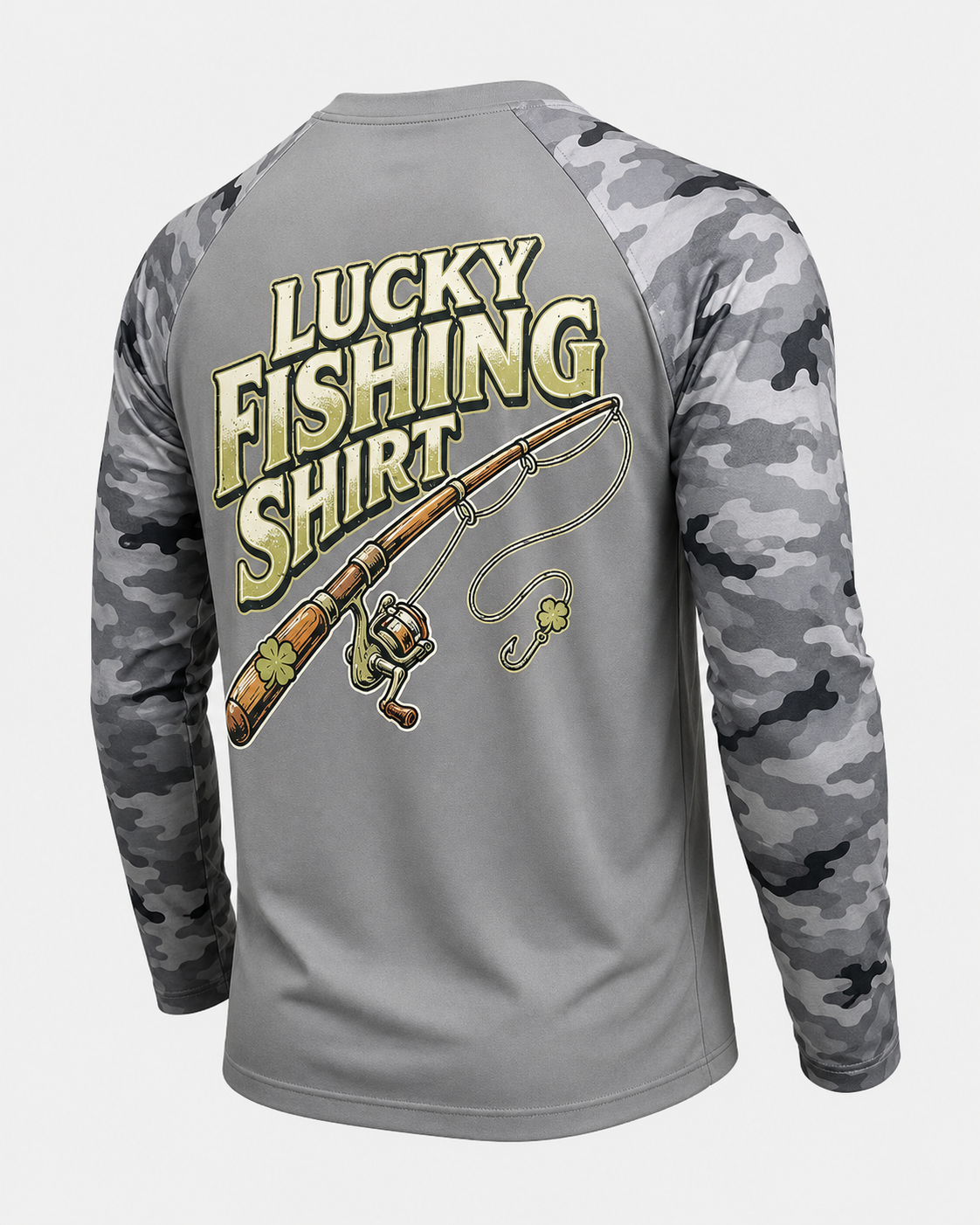 Lucky Fishing Angler Shamrock