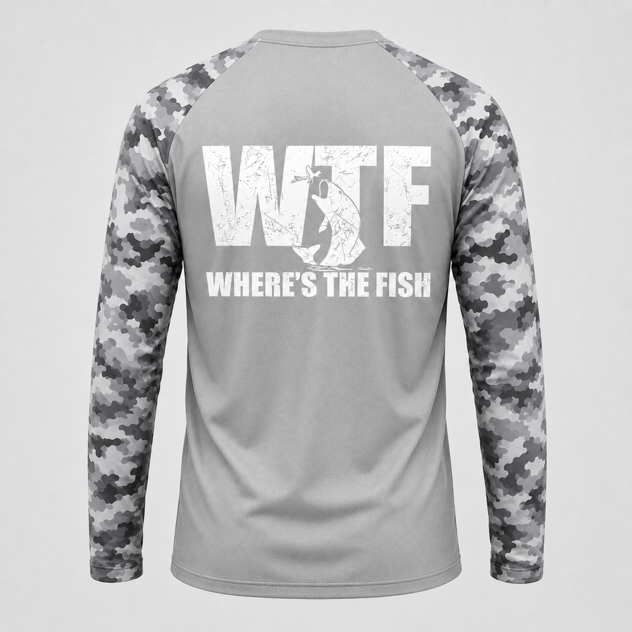 WTF Where's The Fish Men's Funny Fishing Gifts Fathers Day