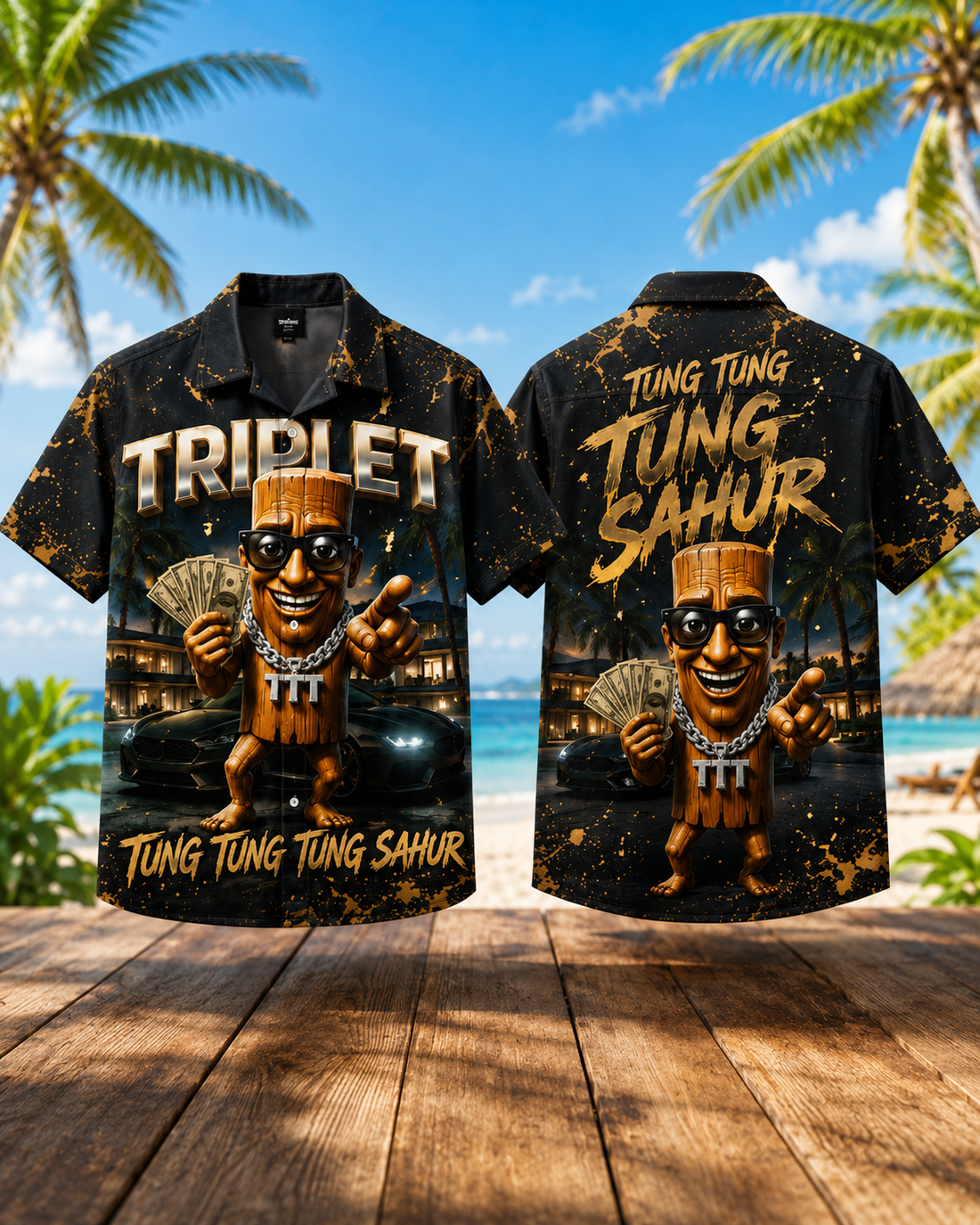 Tung tung tung sahur | Hawaiian Shirt