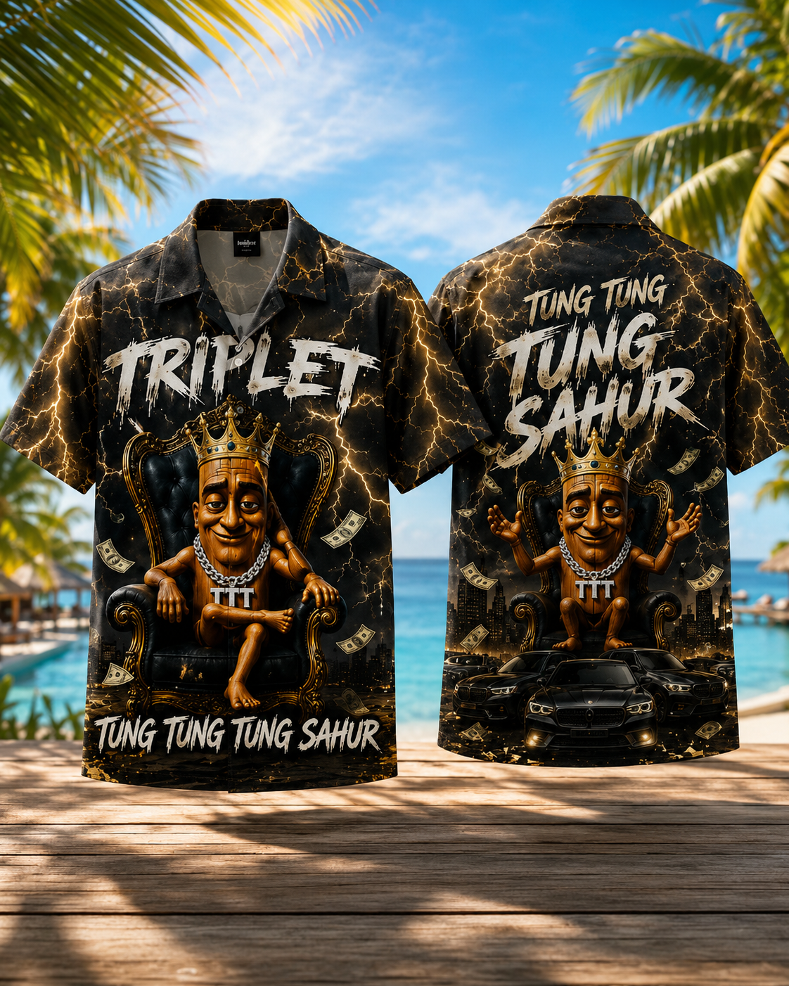 Tung tung tung sahur | Hawaiian Shirt