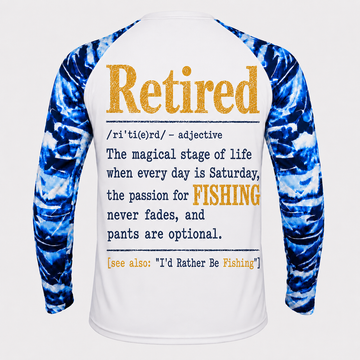 Retired Definition Funny Retirement Humor Saying Funny - Performance Shirt