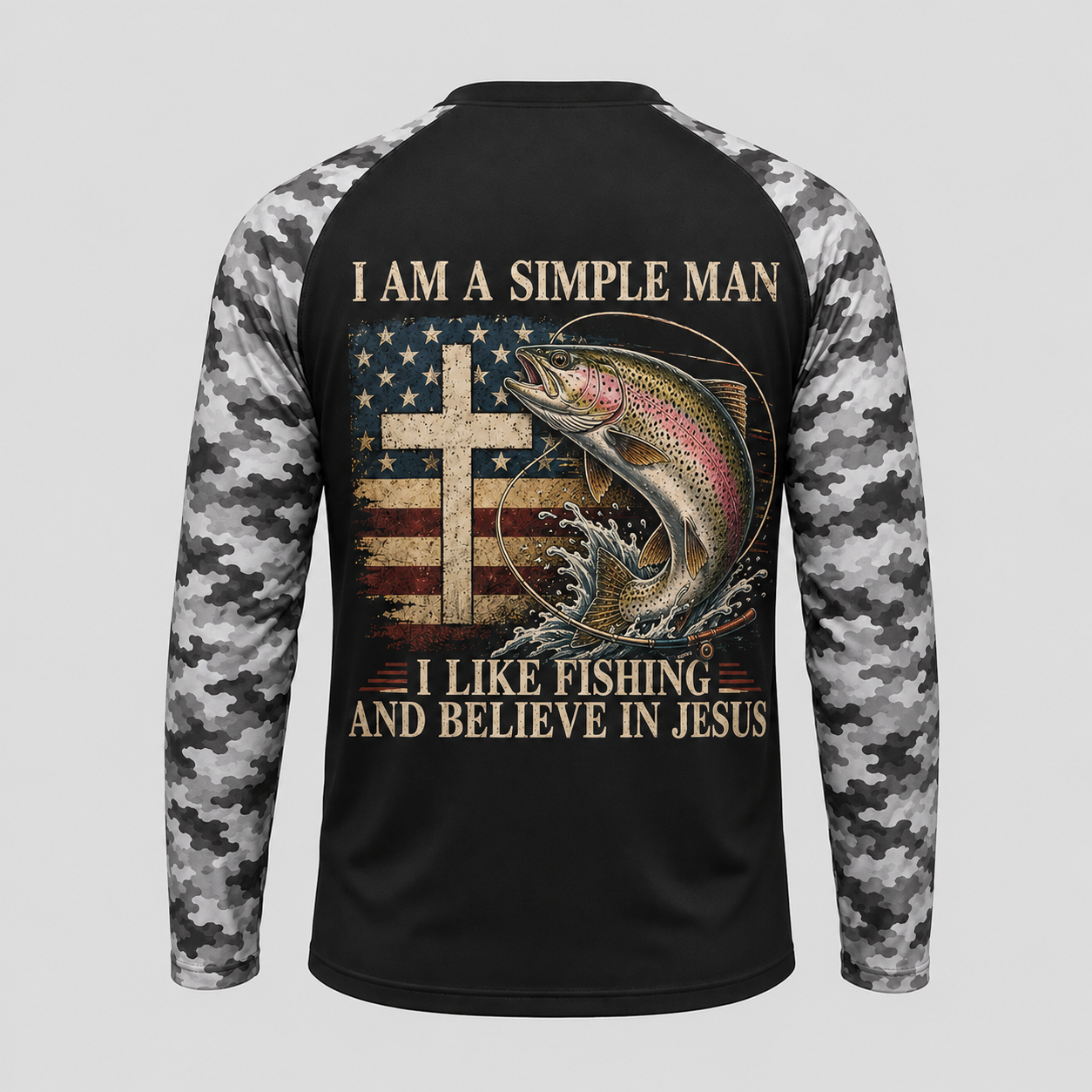 I Am A Simple Man I Like Fishing and Believe in Jesus