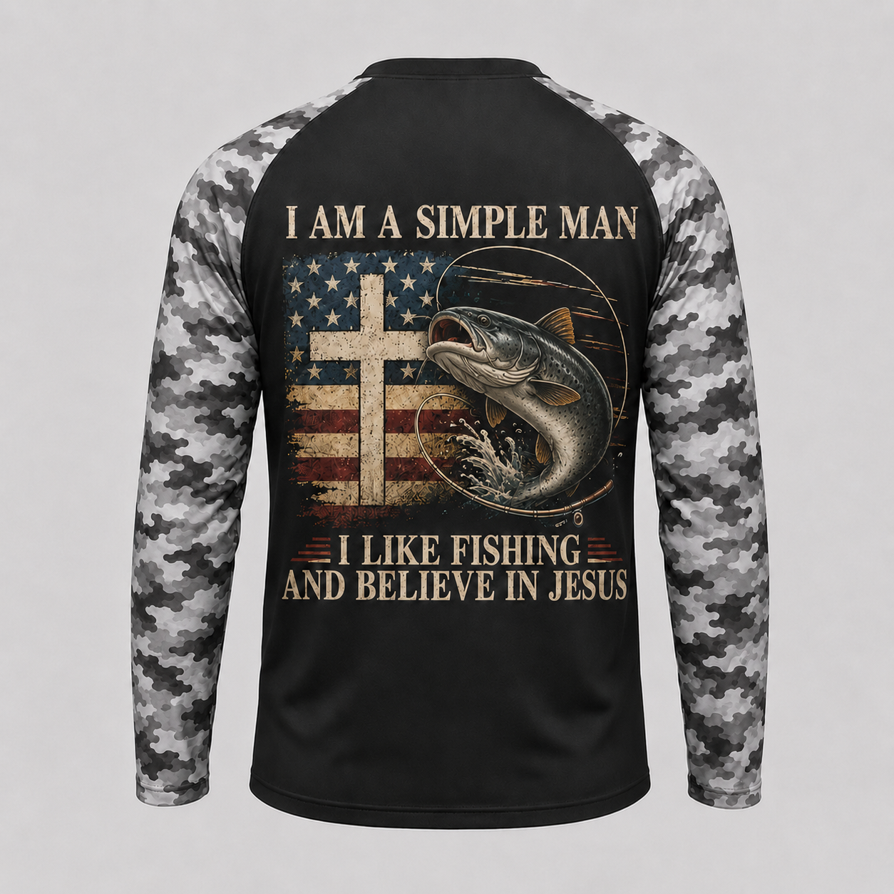I Am A Simple Man I Like Fishing and Believe in Jesus