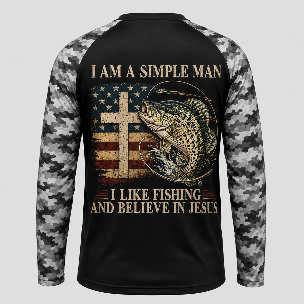 I Am A Simple Man I Like Fishing and Believe in Jesus