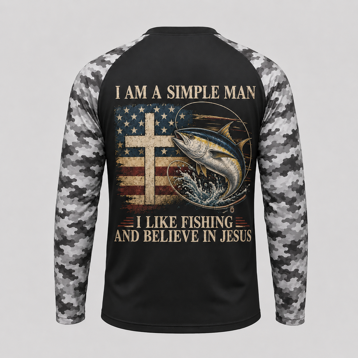 I Am A Simple Man I Like Fishing and Believe in Jesus