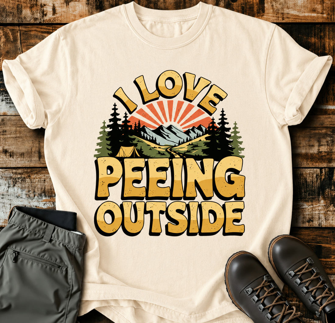 Comfort Colors® I Love Peeing Outside T-shirt