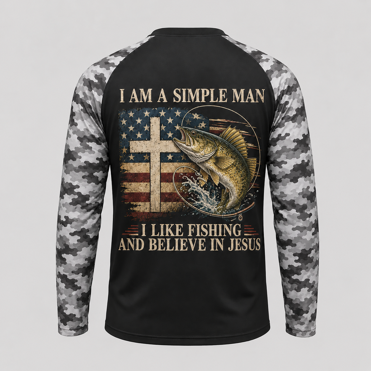 I Am A Simple Man I Like Fishing and Believe in Jesus