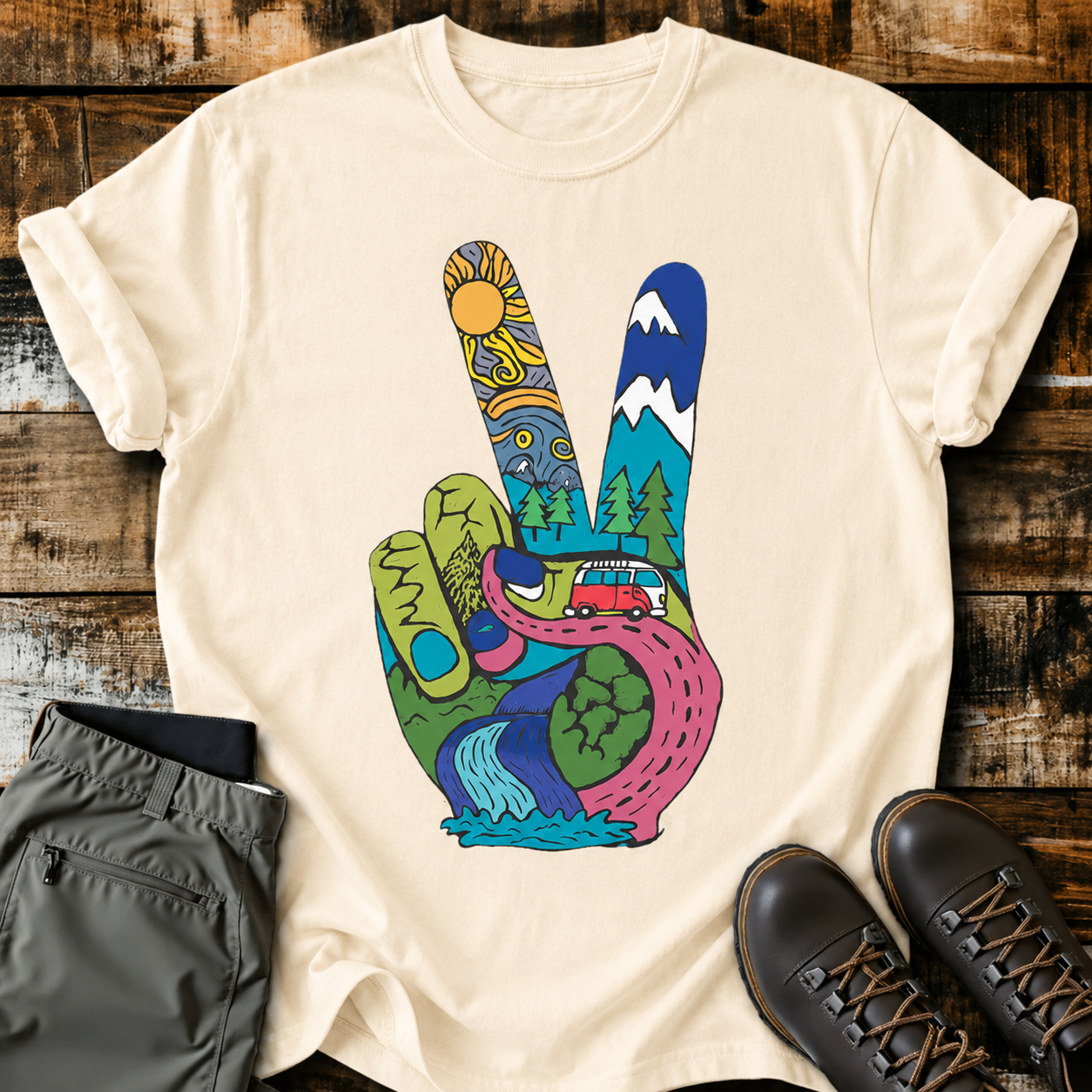 Comfort Colors® Funky Peace  T-shirt