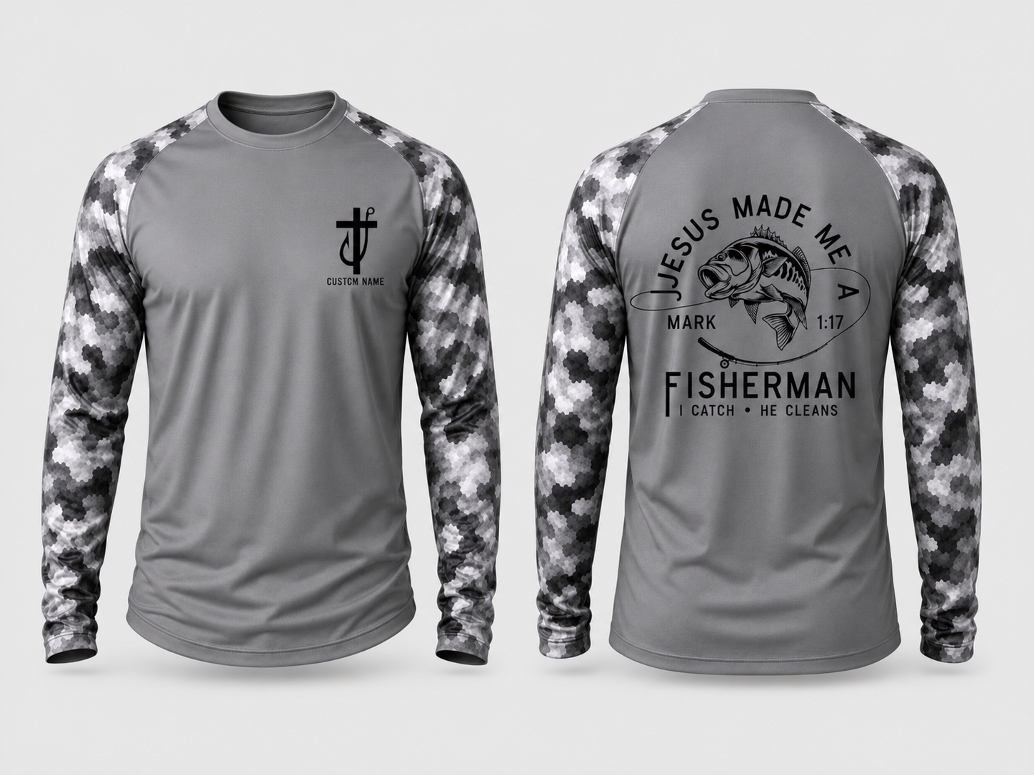Jesus Made Me A Fishermen - Performance Shirt