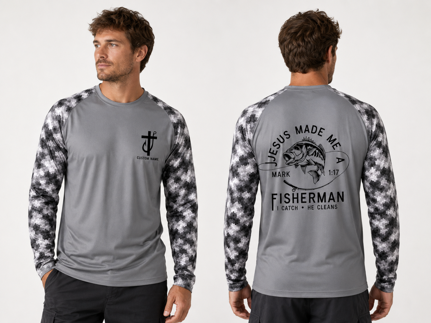 Jesus Made Me A Fishermen - Performance Shirt