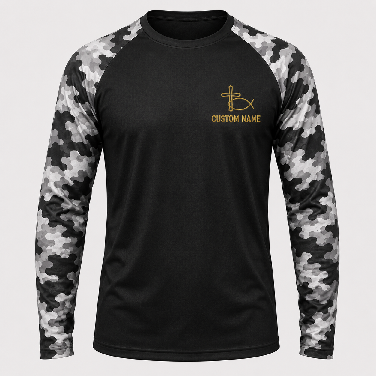 Retired Man Who Loves God and Fishing - Performance Shirt
