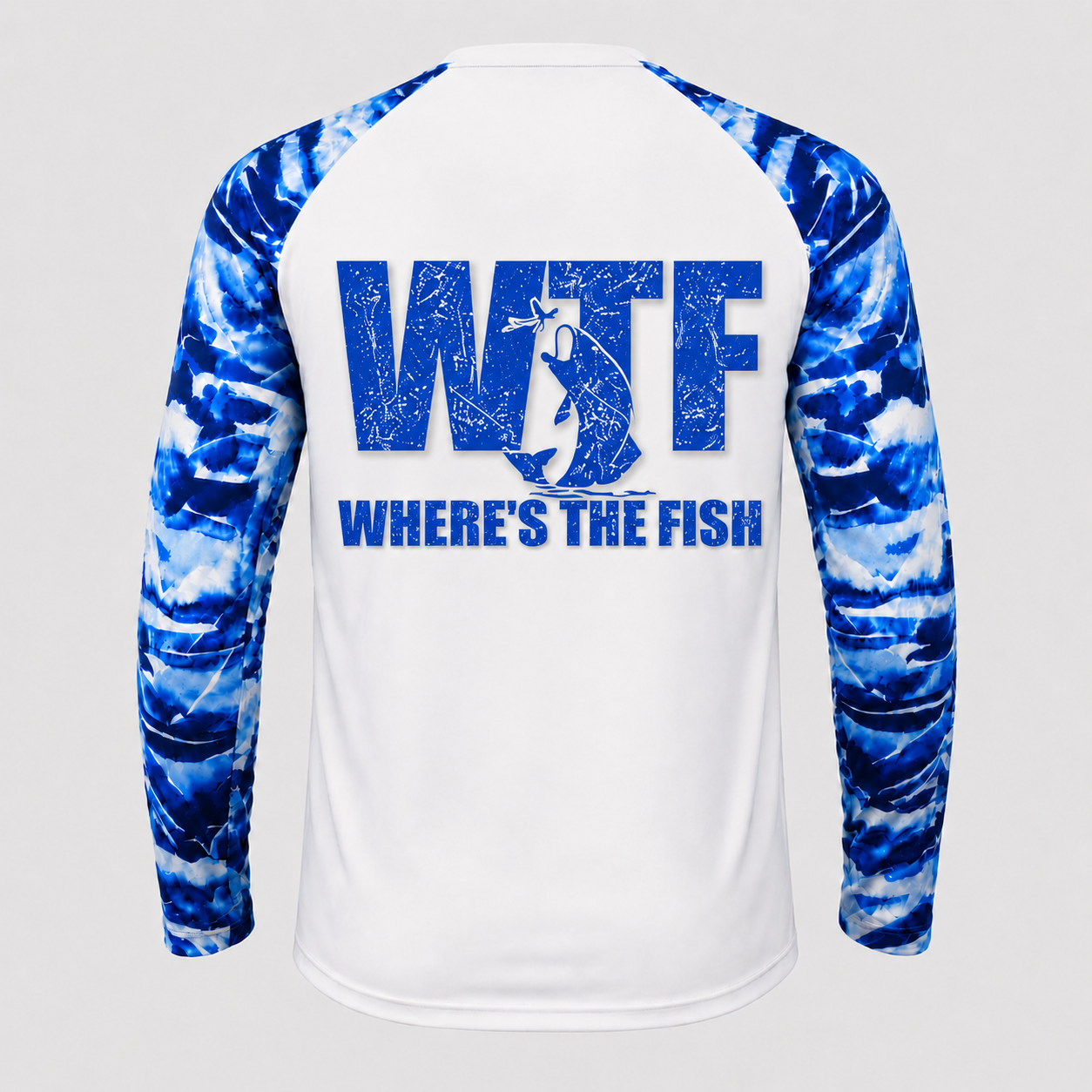 WTF Where's The Fish Men's Funny Fishing Gifts Fathers Day