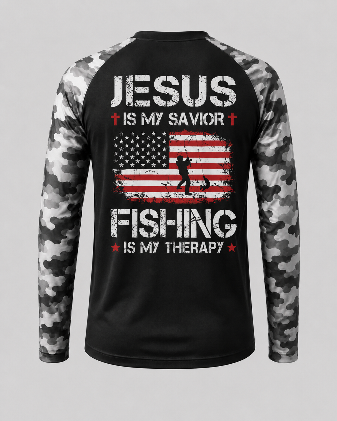 Jesus Is My Savior Fishing Is My Therapy